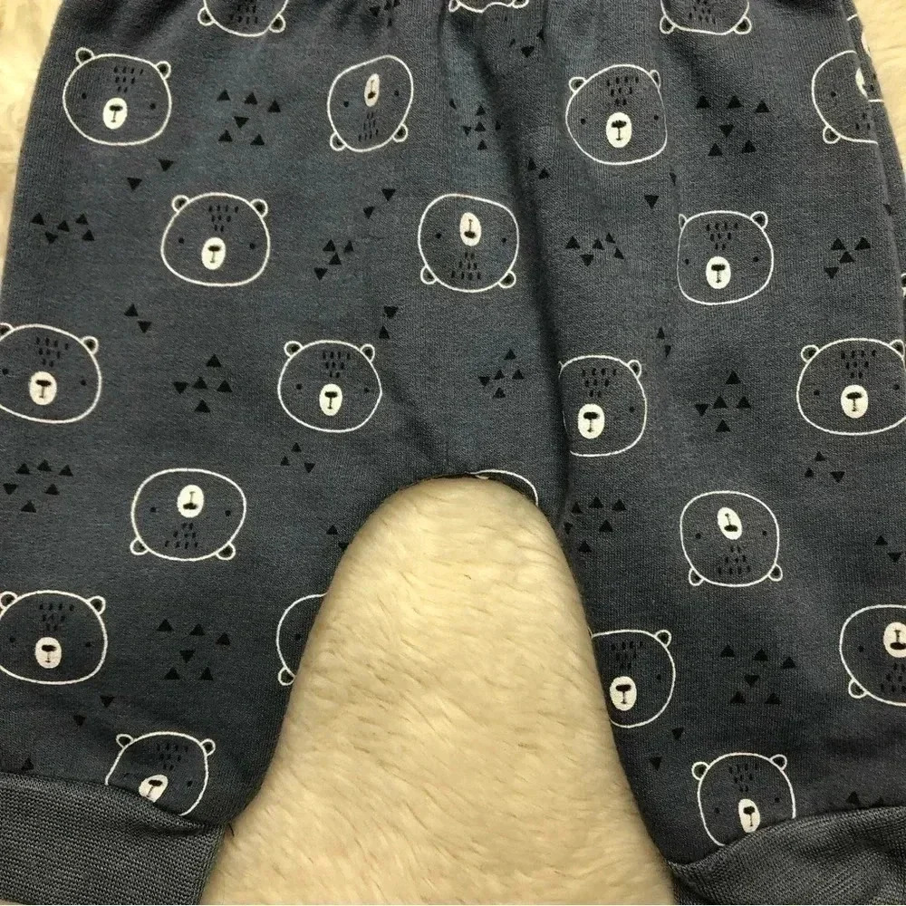 Rene Rofe Baby Sweatpants Blue / White Bears Size 0-3 Months - Picture 3 of 16